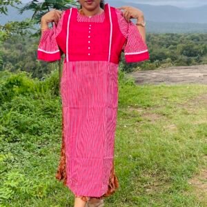 Alternative view of Stripe kurties K56